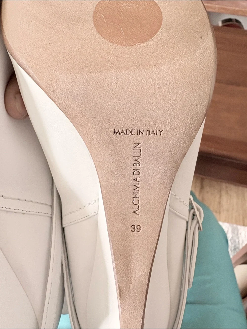 White Over-the-Knee Leather Boots with Low Heel